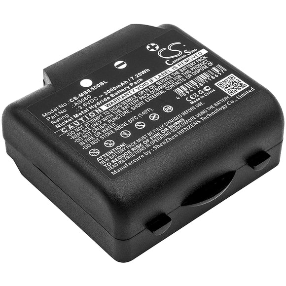 Battery for IMET M550 Ares AS060, AS083 3.6V Ni-MH 2000mAh / 7.20Wh