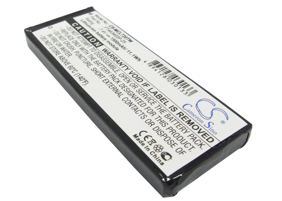 Battery for Cobra LI-7200 WX 103-0005-1, 103-1500-1, COM-FT443493P, FT443493P-25