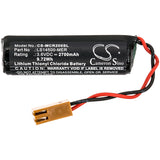 Battery for Mitsubishi CR2-532M LS14500-MER 3.6V Li-SOCl2 2700mAh / 9.72Wh