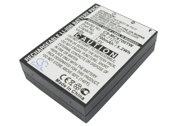 Battery for Cobra LI6700 028377310454, 103-0001-1, 103-0004-1, 103004-1, BK-7012