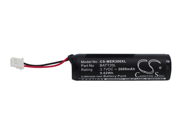 Battery for MIDLAND ER200 BATT20L 3.7V Li-ion 2600mAh / 9.62Wh