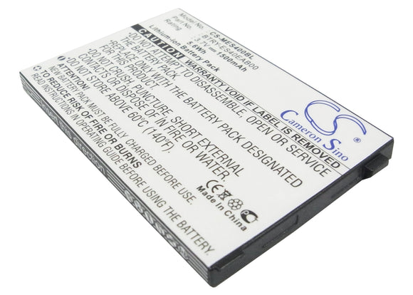 Battery for Symbol ES400 82-118523-01, 82-118523-011, BTRY-ES40EAB00 3.7V Li-ion