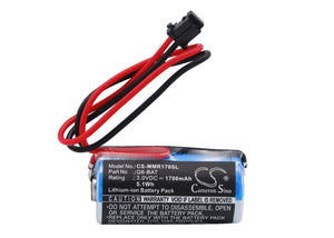 Battery for Mitsubishi Q170HBATC 130376, 624-1831, BKO-C10811H03, Q6-BAT 3V Li-M