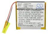 Battery for SanDisk Sansa Fuze 4GB 8JJH8F15 3.7V Li-Polymer 550mAh