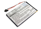 Battery for Navigon 70 Plus Topaz, TOPAZPCZF1045003501 3.7V Li-Polymer 1200mAh