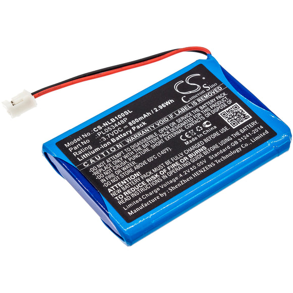 Battery for Nolan N-COM B1 PL053448P 3.7V Li-ion 800mAh / 2.96Wh