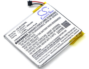 Battery for Nest T4000ES GB-S10-284449-0100, TL284443 3.7V Li-Polymer 380mAh / 1