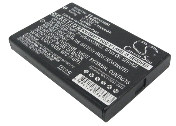 Battery for Opticon PX001 BTR0100, Z60 3.7V Li-ion 1100mAh / 4.07Wh