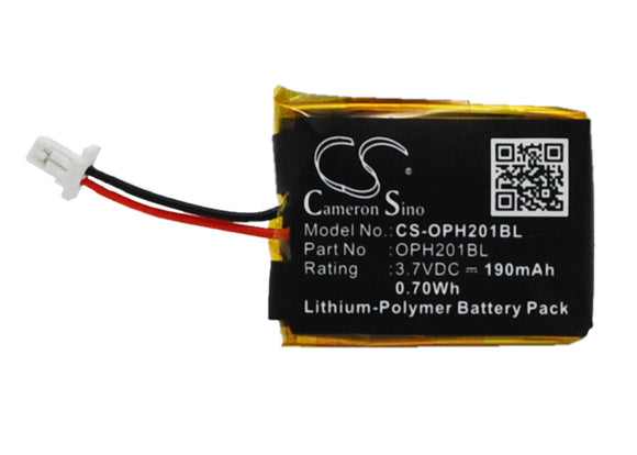 Battery for Opticon OPN-2000 3.7V Li-Polymer 190mAh / 0.70Wh