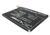 Battery for Alcatel 7048A CAC2500013C2, TLp025A2, TLp025A4 3.8V Li-Polymer 2500m