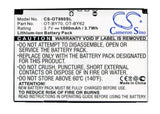 Battery for Alcatel One Touch 901N CAB3170000C1, CAB31LL0000C1, OT-BY70 3.7V Li-