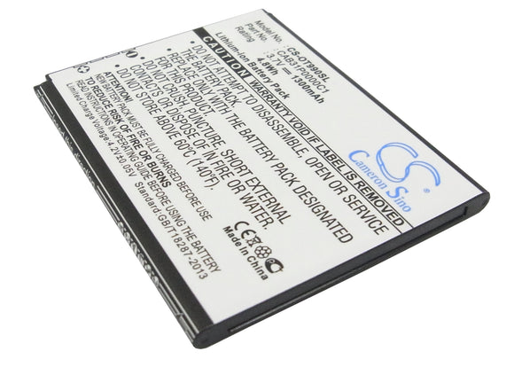 Battery for Alcatel OT-4033 BY71, CAB31P0000C1, CAB31P0001C1, TB-4T0058200 3.7V 