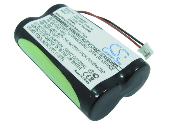 Battery for AT&T 509 2.4V Ni-MH 1200mAh / 2.88Wh