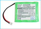 Battery for Philips SBC-SC465 NA150D04C051 4.8V Ni-MH 2000mAh / 9.60Wh