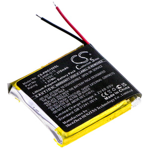 Battery for Plutour CANR-G15 CANR-G15 3.7V Li-Polymer 370mAh / 1.37Wh