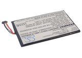 Battery for Pandigital Supernova DLX 8 541382820001, BP-PO2-11/3400CL 3.7V Li-Po