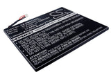 Battery for Pandigital PRD07T10WWH7 MLP385085-2S 7.4V Li-Polymer 1600mAh / 11.84