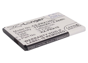 Battery for Panasonic KX-PRX150GW KX-PRA10 3.7V Li-ion 1750mAh / 6.48Wh