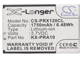 Battery for Panasonic KX-PRX150GW KX-PRA10 3.7V Li-ion 1750mAh / 6.48Wh