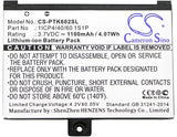 Battery for Pocketbook Pro 920.W 1ICP4/40/60 1S1P 3.7V Li-ion 1100mAh / 4.07Wh