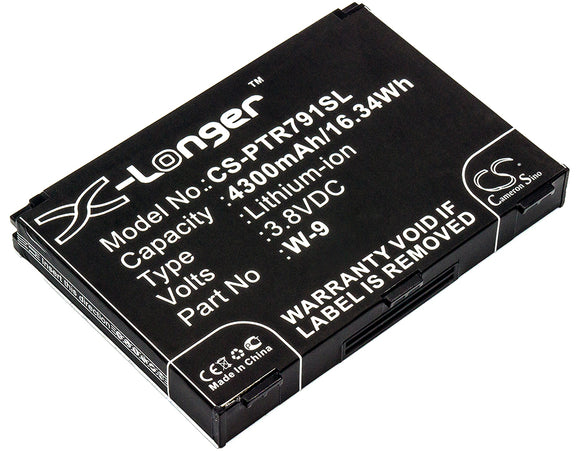 Battery for Netgear AirCard 815S 308-10013-01, W-9, W-9B 3.8V Li-ion 4300mAh / 1