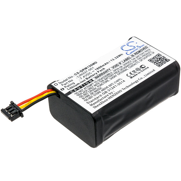 Battery for QCore 15032-000-0001 05020-160-0001-BAT, LIN337-001 7.4V Li-ion 1800