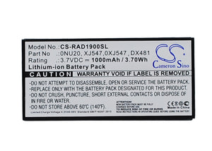 Battery for DELL Perc 5i 0FR463, 0NU209, 0U8735, 0UF302, 0XJ547, 312-0448, 405-1