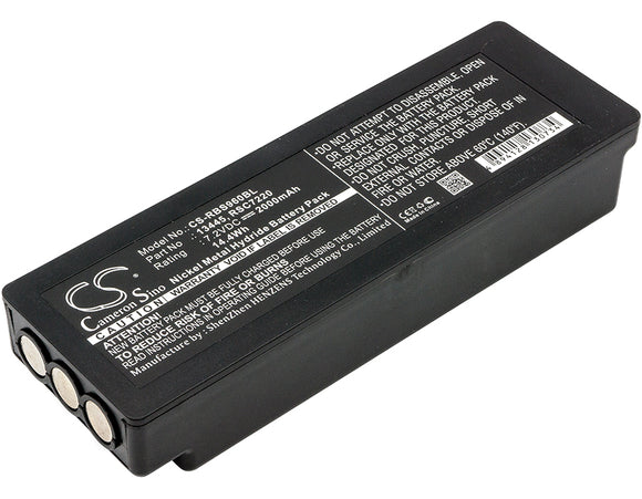 Battery for Palfinger Kranfunksteuerung 790 7.2V Ni-MH 2000mAh / 14.40Wh