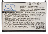 Battery for HP iPAQ RX1950 35H00063-00M, 395780-001, 398687-001, 399858-001, HST