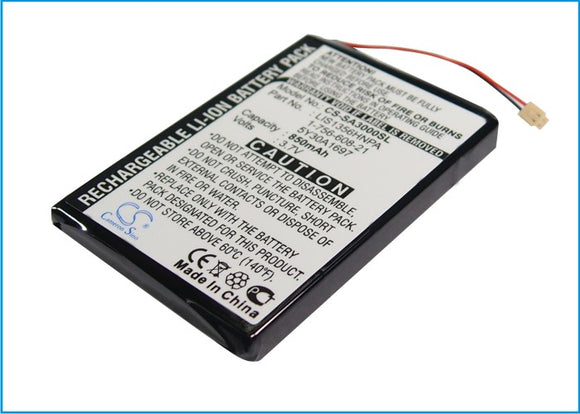 Battery for Sony NW-A3000V 1-756-608-21, 5Y30A1697, LIS1356HNPA 3.7V Li-ion 850m