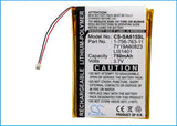 Battery for Sony NWZ-S638FRED 1-756-763-11, 7Y19A60823, LIS1401 3.7V Li-Polymer 