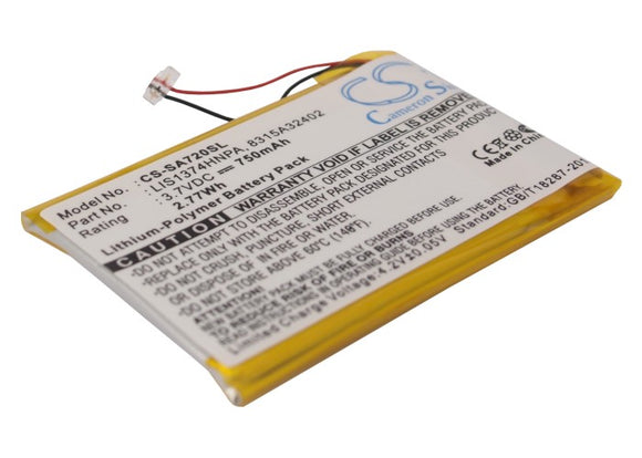 Battery for Sony NWZ-A829 1-756-702-11, 1-756-702-12, 8315A32402, 8917A44167, LI