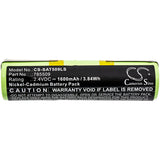 Battery for SAFT 785509 2.4V Ni-CD 1600mAh / 3.84Wh