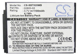 Battery for Summer Slim &amp; Secure 02800 02800-02, JNS150-BB42704544 3.7V Li-i