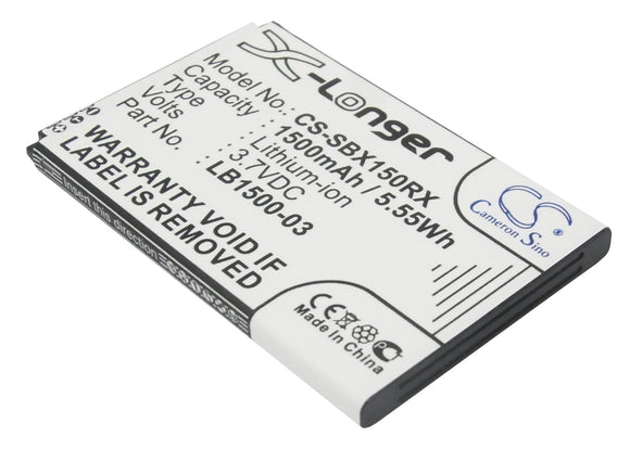 Battery for SoftBank C01HW 3.7V Li-ion 1500mAh / 5.55Wh