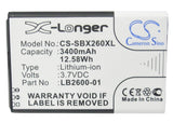 Battery for 4G Systems XSBox GO plus LB2600-01 3.7V Li-ion 3400mAh / 12.58Wh