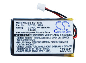 Battery for SportDOG UplandHunter 1875 SD-1875, SDT00-13794 3.7V Li-Polymer 460m