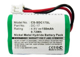 Battery for SportDOG SD-350 4SN-1/4AAA15H-H-JP1, 650-058, DC-17, DC-17_5, MH120A