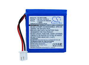 Battery for Safescan 145ix 112-0410, LB-105 10.8V Li-ion 700mAh / 7.56Wh