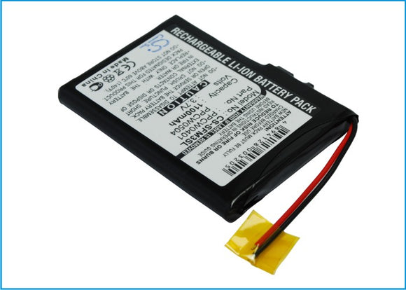 Battery for JNC SSF-M3 20GB PPCW0401, PPCW0504 3.7V Li-ion 1100mAh