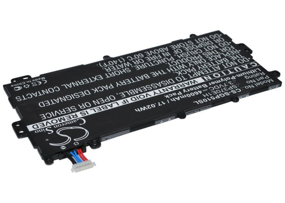 Battery for Samsung GT-N5120 SP3770E1H 3.7V Li-Polymer 4600mAh / 17.02Wh