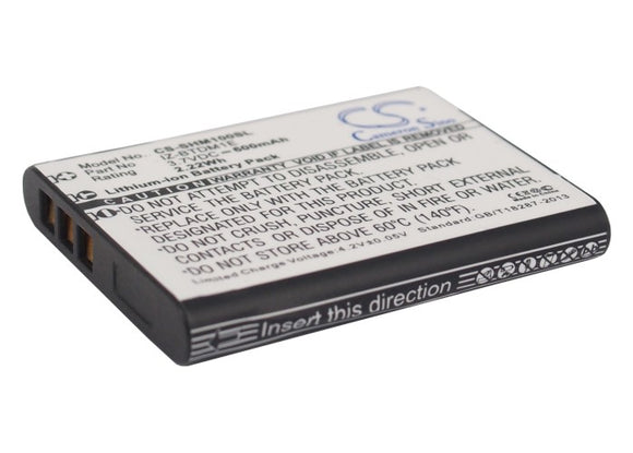 Battery for Sharp Portable Plasmacluster Ion Gen IZ-BTDM1E 3.7V Li-ion 600mAh / 