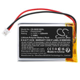 Battery for Skybell Slim Line Mounting Bracket  PH422536P 3.7V Li-Polymer 320mAh