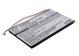 Battery for Samsung YP106G PCF345385A 3.7V Li-Polymer 1600mAh