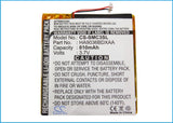 Battery for Samsung YP-CP3CB (4G) HA9036BDXAA 3.7V Li-Polymer 810mAh