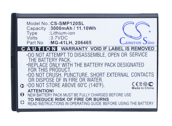 Battery for Spectra MobileMapper 10 206465, MG-4LH, TS21878 3.7V Li-ion 3000mAh 