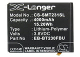 Battery for Samsung 403SC EB-BT230FBE, EB-BT230FBU 3.8V Li-Polymer 4000mAh / 15.