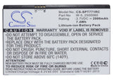 Battery for Sprint AirCard 770S 2500031, 2500060, W-5 3.7V Li-ion 2000mAh / 7.40