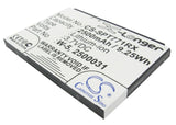 Battery for Sprint AirCard 770S 2500031, 2500060, W-5 3.7V Li-ion 2500mAh / 9.25