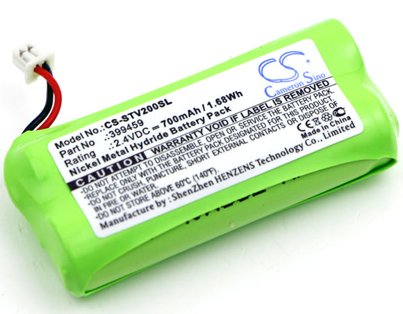 Battery for Stageclix Jack V2 Transmitter 399459 2.4V Ni-MH 700mAh / 1.68Wh